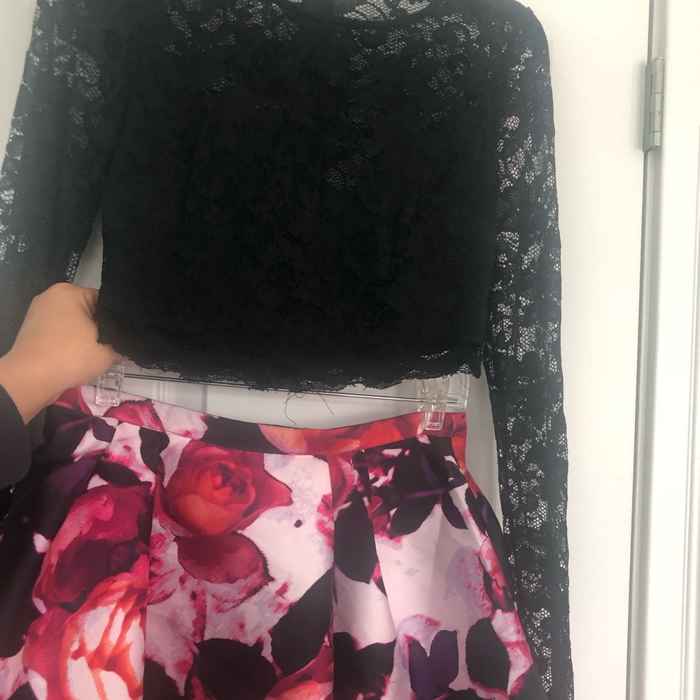 Two Piece Homecoming Dress